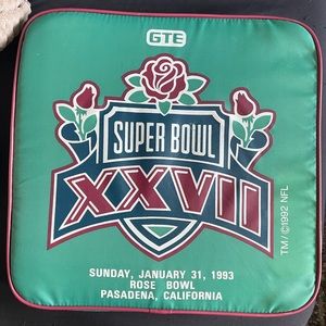 Super Bowl XXVII Vintage Seat Cushion